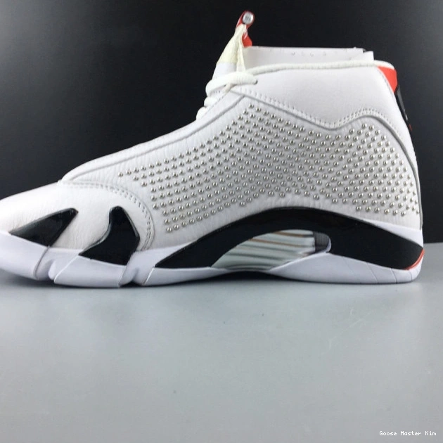 BV7630-106 Retro Air Jordan 14 White 0712